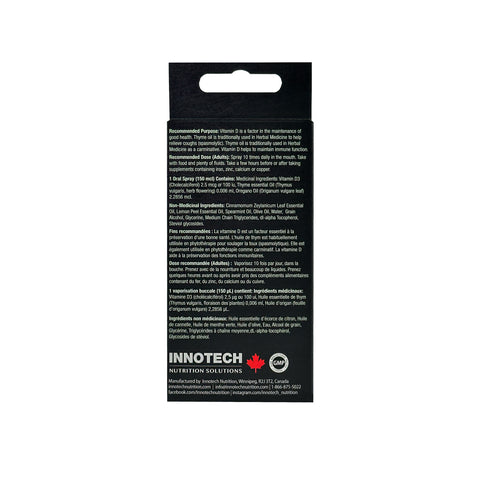 Innotech Colflex Cough & Sore Throat Relief (Cinnamon-Lemon) - WellLocal