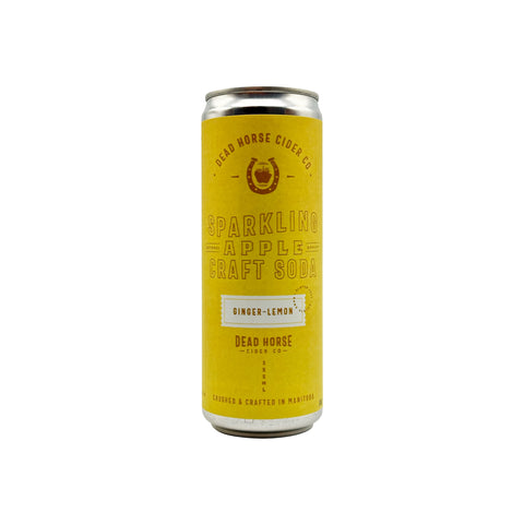 Dead Horse Ginger-Lemon Apple Cider Craft Soda - WellLocal