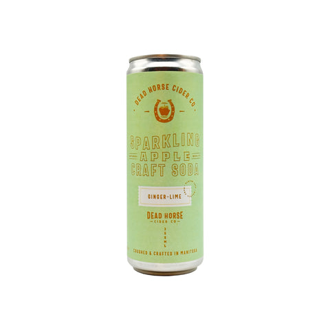 Dead Horse Ginger-Lime Apple Cider Craft Soda - WellLocal