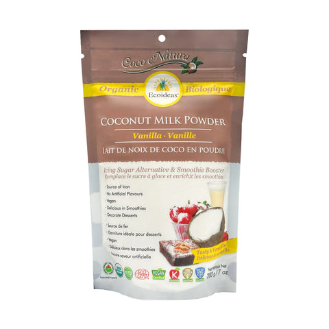 Ecoideas Coco Natura - Organic Coconut Milk Powder - Vanilla - WellLocal