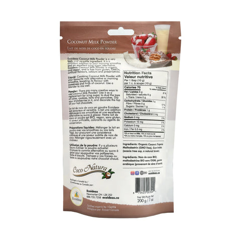 Ecoideas Coco Natura - Organic Coconut Milk Powder - Original - WellLocal