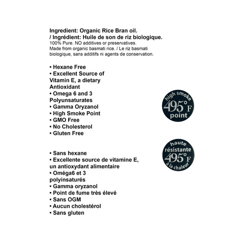 Ecoideas Organic Rice Bran Oil (Healthy Heart) - WellLocal