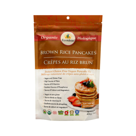 Ecoideas Organic Brown Rice Pancake - Vegan & GF - (454g)