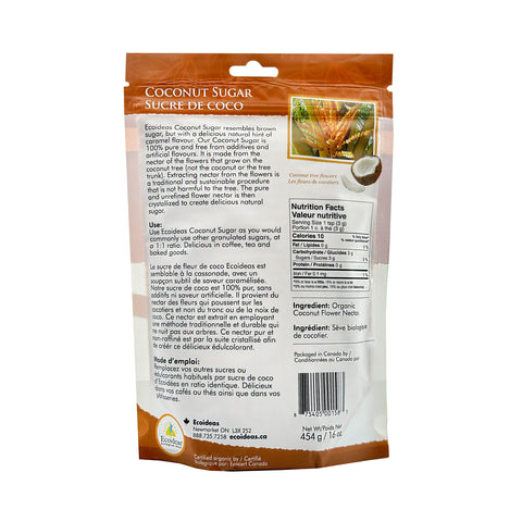 Ecoideas Organic Coconut Sugar (Dark Brown) - WellLocal