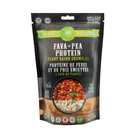 Ecoideas Organic Fava + Pea Protein Crumble - WellLocal