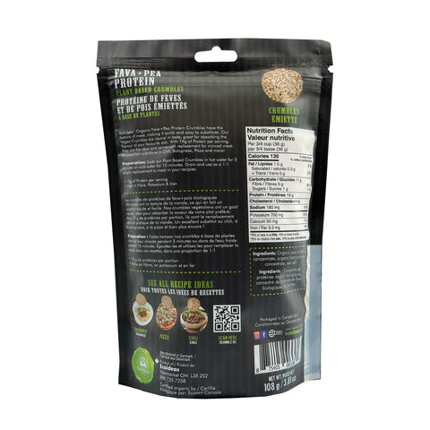 Ecoideas Organic Fava + Pea Protein Crumble - WellLocal