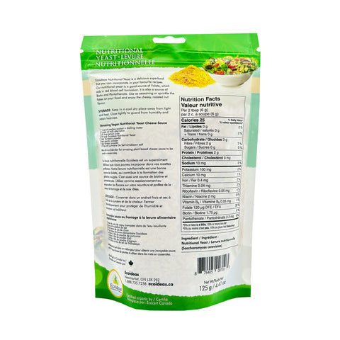 Ecoideas Organic Nutritional Yeast (Pouch) - WellLocal