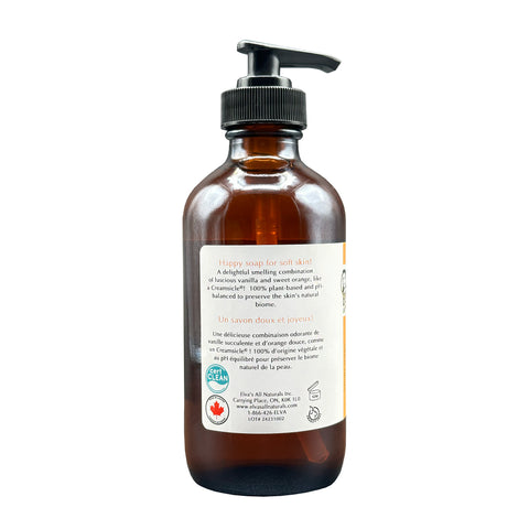 Elva's All Nautural SWEETIE Vanilla Orange Hand & Body Soap