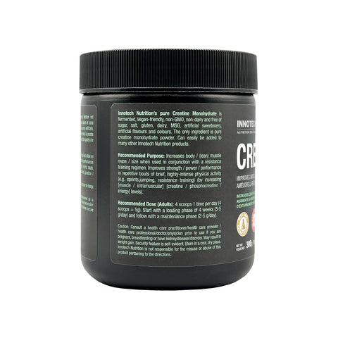 Innotech CREATINE MONOHYDRATE POWDER 300 g - WellLocal