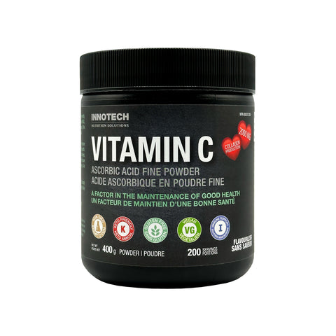 Innotech Vitamin C as Ascorbic Acid fine powder 400 gr - WellLocal