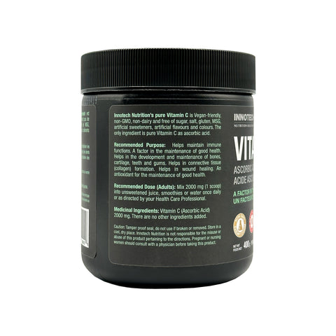 Innotech Vitamin C as Ascorbic Acid fine powder 400 gr - WellLocal
