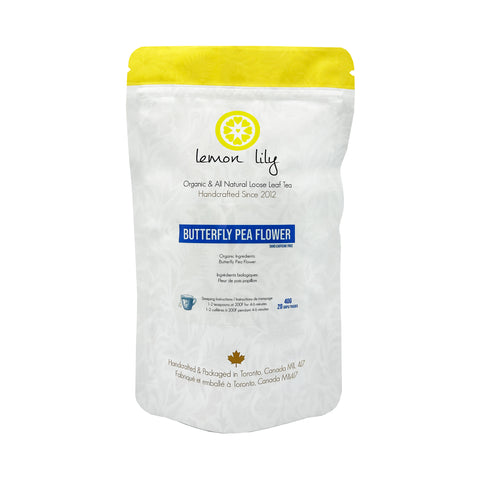 Lemon Lily Organic Butterfly Pea Flower Tea (40g) - WellLocal