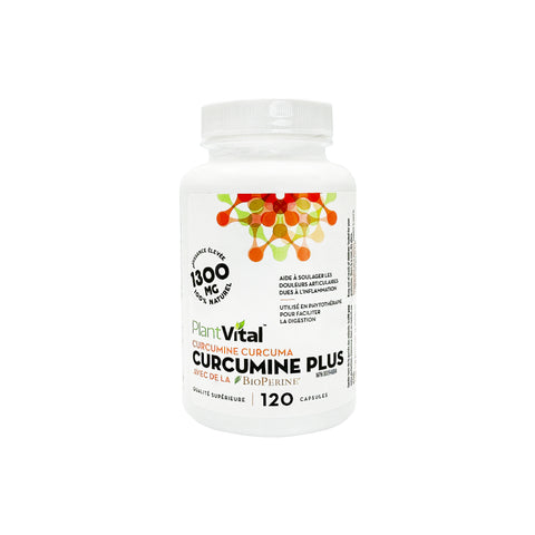 PlantVital ORGANIC TURMERIC CURCUMIN W BIOPERINE - WellLocal