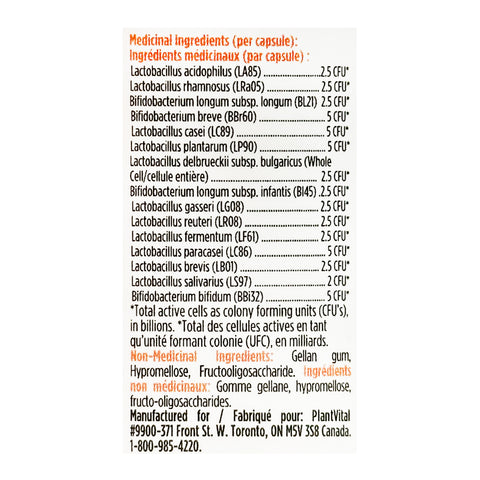 PlantVital PROBIOTIC 50 BILLION (Women) - WellLocal
