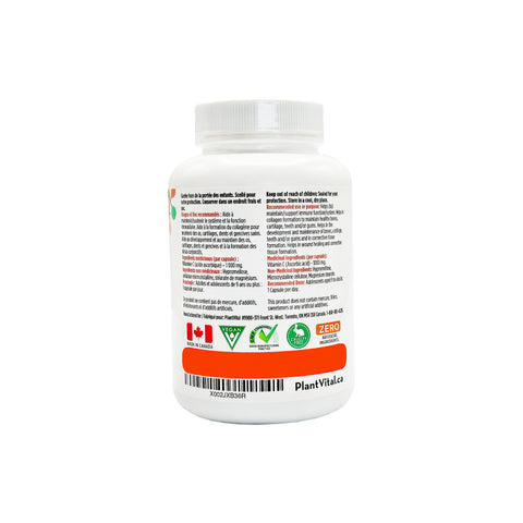 PlantVital VITAMIN C MAXIMUM STRENGTH (1000MG) - WellLocal