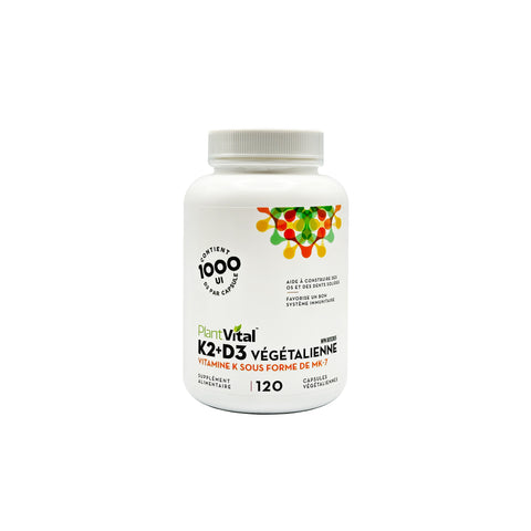 PlantVital VITAMIN K2 + D3 VEGAN - WellLocal