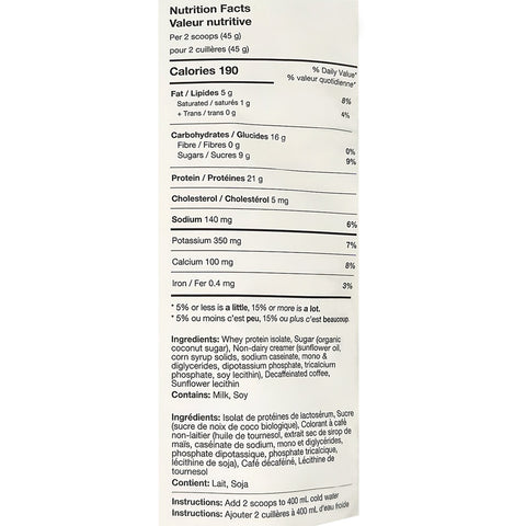 Protein Cold Brew  Decaf Iced Coffee - WellLocal