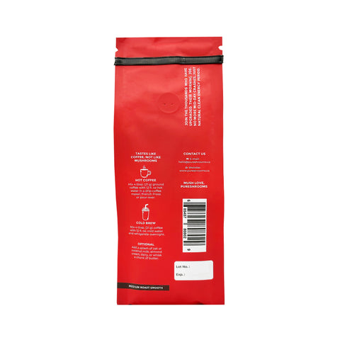 Pureshrooms Perfect 10 Mushroom Ground Coffee - WellLocal