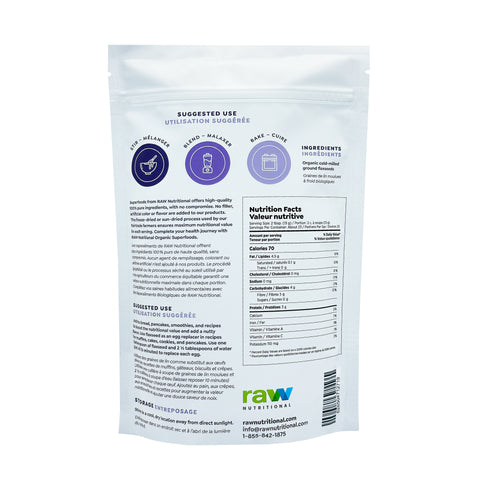 RAW Nutritional Organic Ground Flaxseeds - WellLocal
