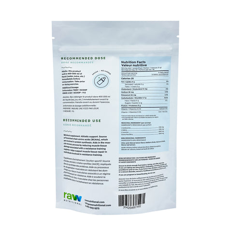 RAW Nutritional Vegan BCAA Lemon Iced Tea - WellLocal