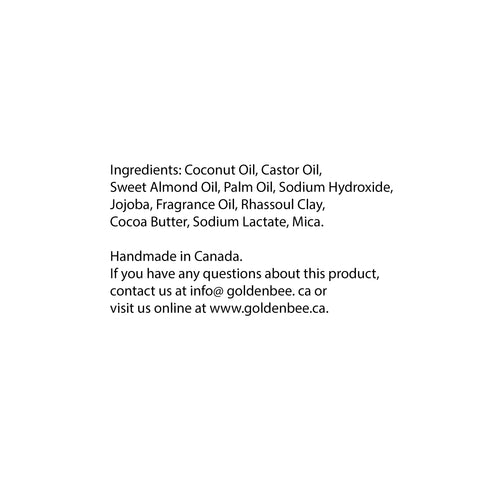 Golden Bee Shampoo Bar Rhassoul Clay - WellLocal