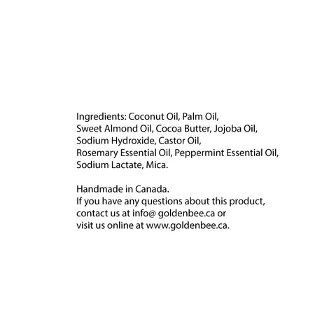 Golden Bee Shampoo Bar Rosemary Mint - WellLocal