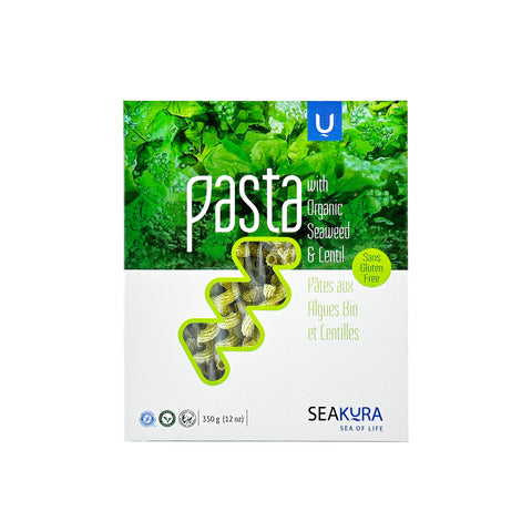 Seakura Organic Seaweed and Lentil Pasta - WellLocal