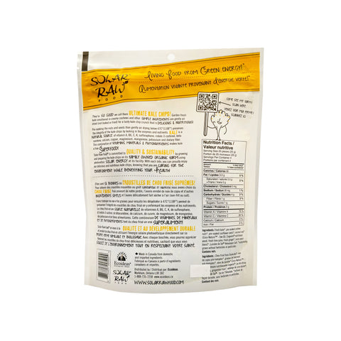 Solar Raw Ultimate Kale Chips - Spicy Curry Lime - (100g)