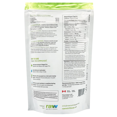 RAW Nutritional Vegan Protein (Very Berry) - WellLocal