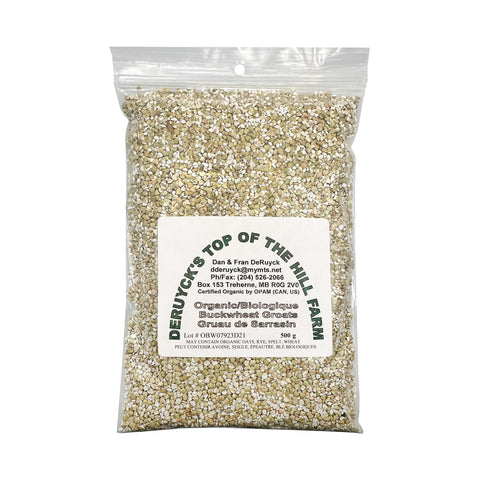 Top of the Hill Organic Buckwheat Groats 500 G - WellLocal
