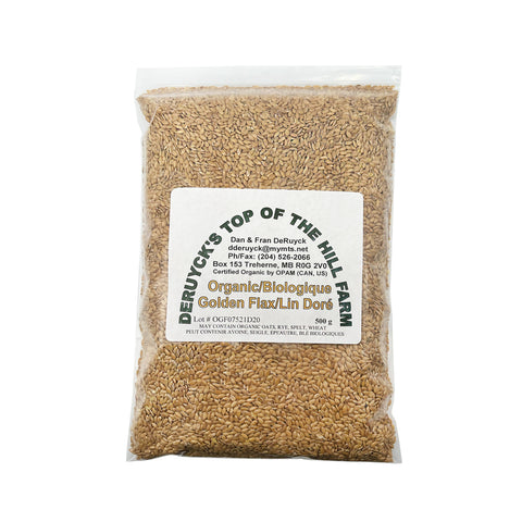 Top of the Hill Organic Golden Flax 500 GR - WellLocal