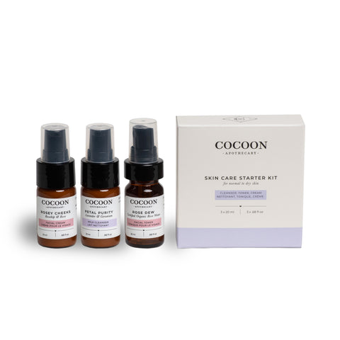 Cocoon Skin Care Starter Kit for Normal to Dry Skin