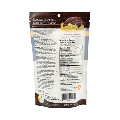 Ecoideas Organic Fair Trade Cacao Butter - WellLocal
