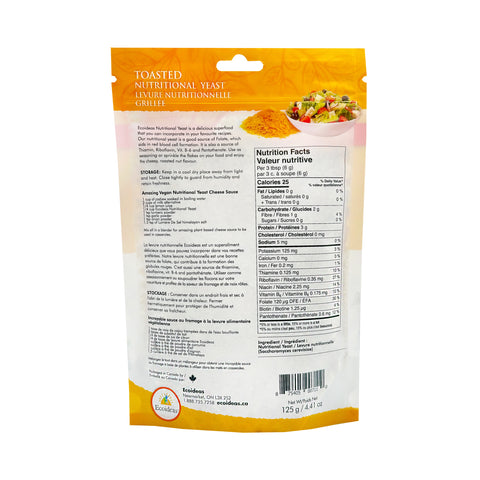 Ecoideas Toasted Nutritional Yeast (Pouch) - WellLocal