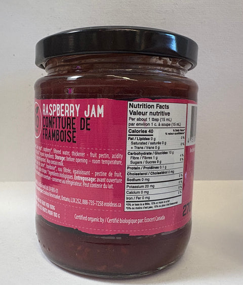 Organic Raspberry Jam