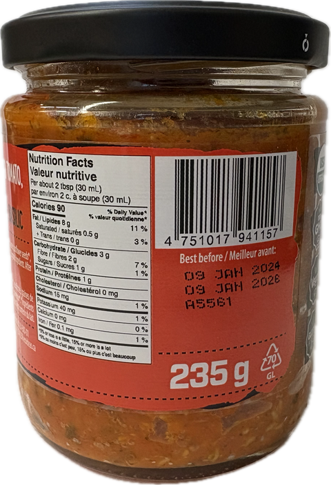 Organic Tomato Basil Paste