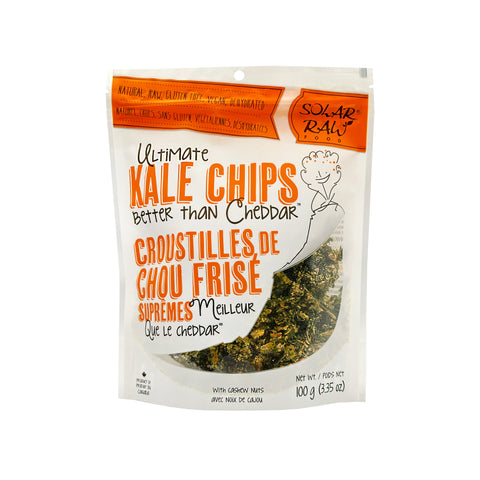 Solar Raw Ultimate Kale Chips - Better Than Cheddar - (100g)